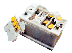 explodierte Batterie